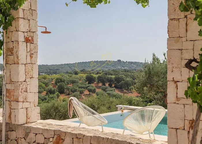 Td Trulli Terralta Panoramic Pool Over Countryside